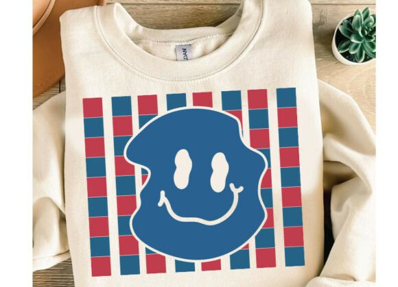 4th of July Retro Smiley SVG PNG Review