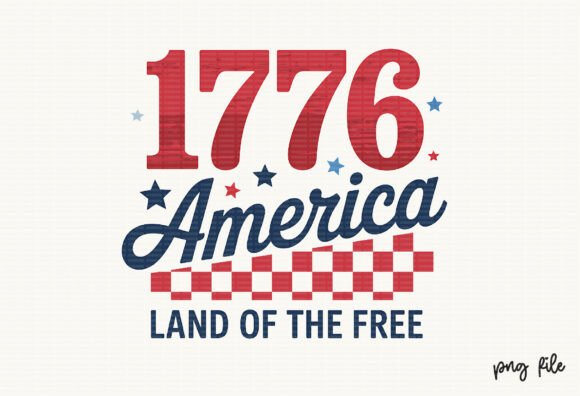 America Land SVG PNG 4th of July 1776 Review