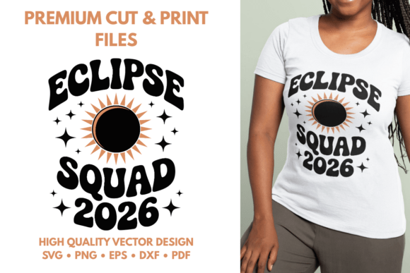 Eclipse Squad 2026 Retro Groovy SVG Review