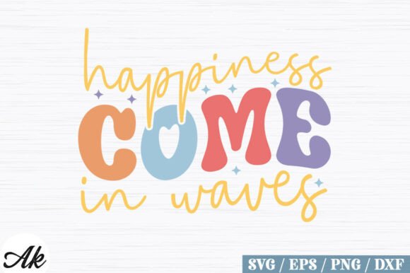 Happiness Come in Waves Retro Design Review