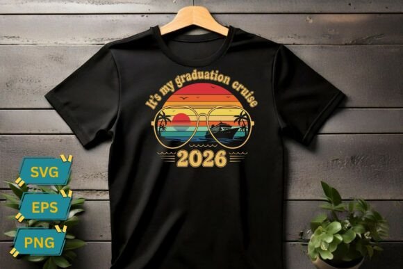 Review: It s My Graduation Cruise 2026 Retro Embroidery Design
