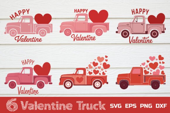 Valentine Truck SVG Bundle Review